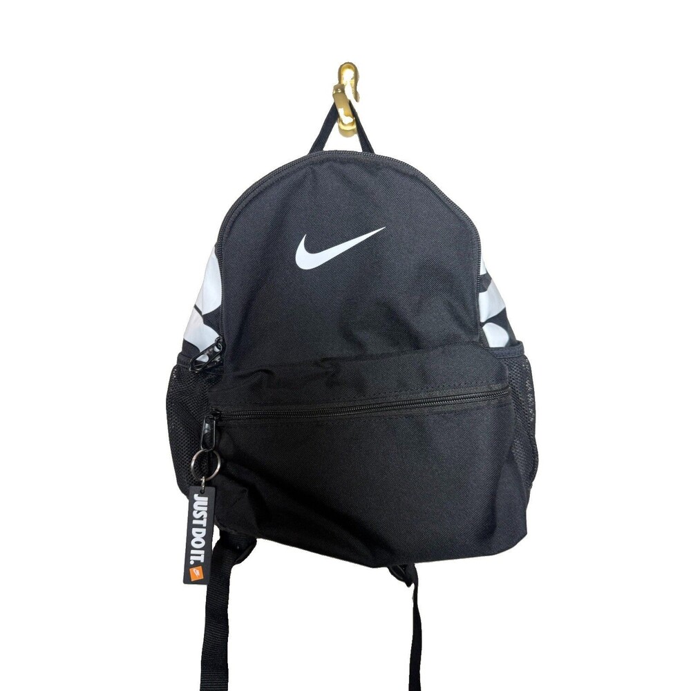 Nike Brasilia JDI Kids Mini Backpack  Black White